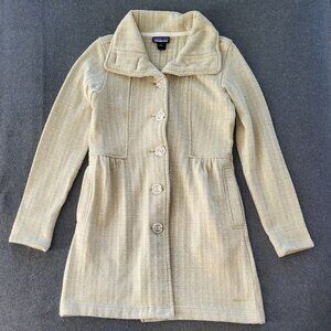 Patagonia Better Sweater Coat in beige, size S